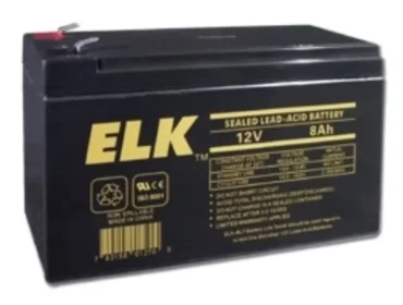 ELK1280 – 12V 8Ah Sealed Lead Acid Battery (Rechargeable)