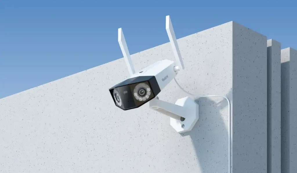 Duo 3 WiFi The Ultimate 16MP Wi-Fi 6 Security Camera with 180° Panoramic Vision - SecureGates Inc. | St.Lucia's Security, Safety & Networking Experts Duo 3 WiFi The Ultimate 16MP Wi-Fi 6 Security Camera with 180° Panoramic Vision