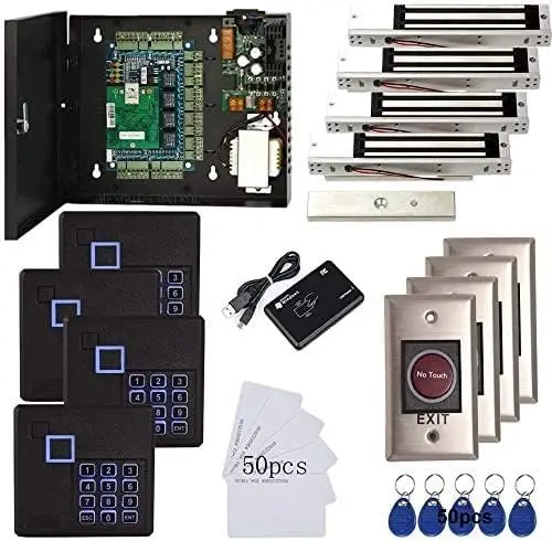 Enhance Your Security with a 4 Door Access Control System - SecureGates Inc. | St.Lucia's Security, Safety & Networking Experts Enhance Your Security with a 4 Door Access Control System