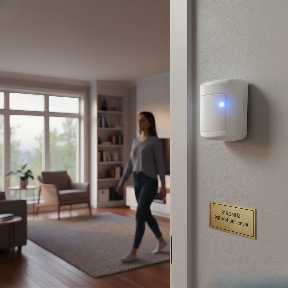 3195MHz Wall-Mount PIR Motion Sensor