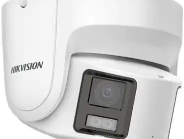 Hikvision DS-2CD2387G2P-LSUSL 8MP ColorVu Panoramic Turret Camera with Built-in Audio Strobe Light 180° View