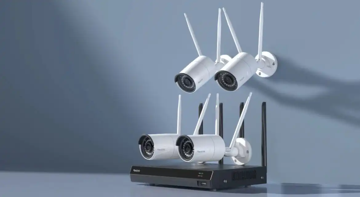 Smart 2K+ 5MP Wi-Fi Surveillance System with 247 Recording securegatesinc