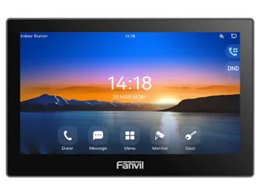 Fanvil i504 i504W SIP Indoor Station 7 Touchscreen WiFi i504W 8 Alarm Inputs PoE
