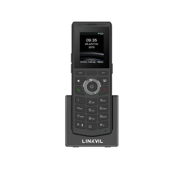 LINKVIL W610W Portable WiFi IP Phone Dual-Band 80211ac Bluetooth 50 16 DSS Keys PTT