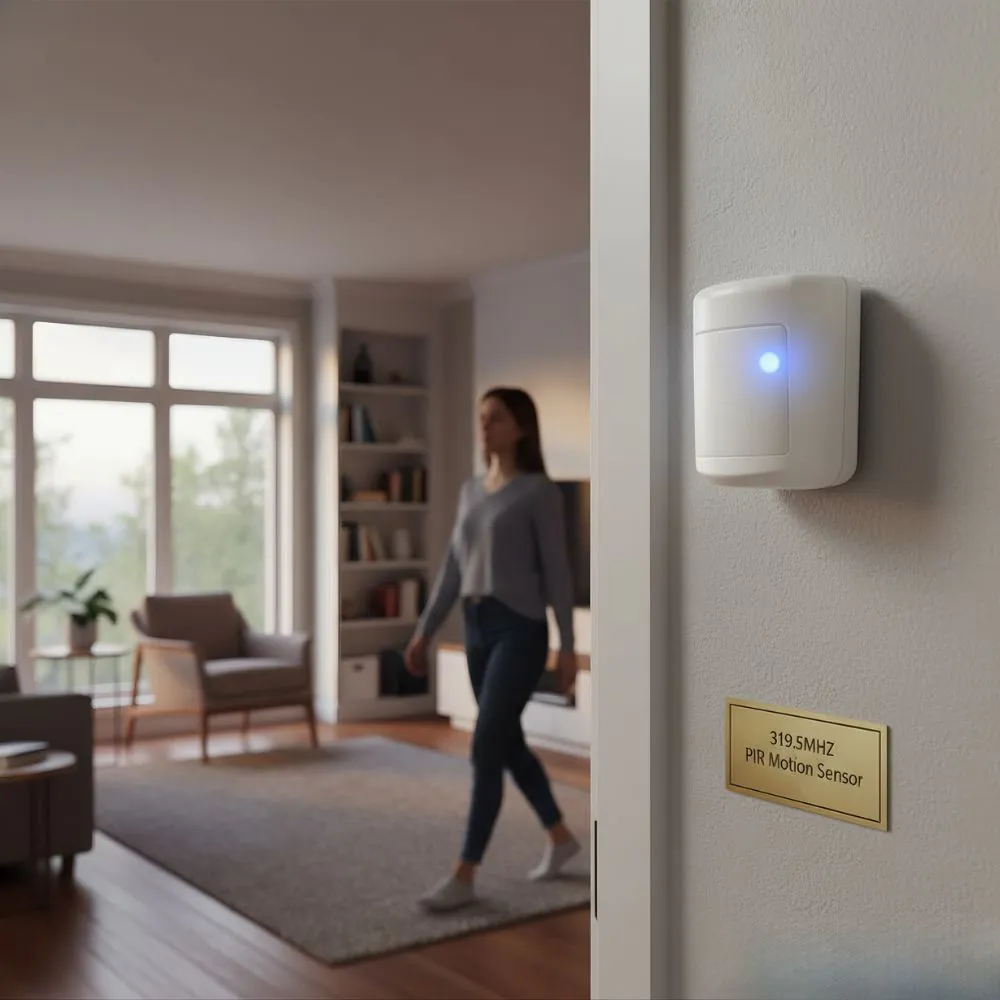 3195MHz Wall-Mount PIR Motion Sensor